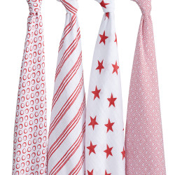 Aden + Anais Red Classic Swaddles Aden + Anais Red Classic Swaddles