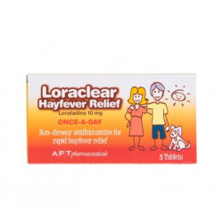 Loraclear Hayfever Relief 5 Tablets Loraclear Hayfever Relief 5 Tablets