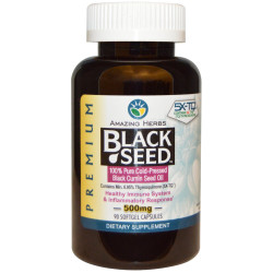 Amazing Herbs Black Seed Oil Premium 90 Softgels Amazing Herbs Black Seed Oil Premium 90 Softgels