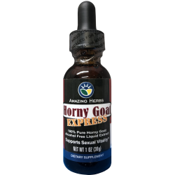 Amazing Herbs Horny Goat Weed Express Liquid Extract 30ml Amazing Herbs Horny Goat Weed Express Liquid Extract 30ml