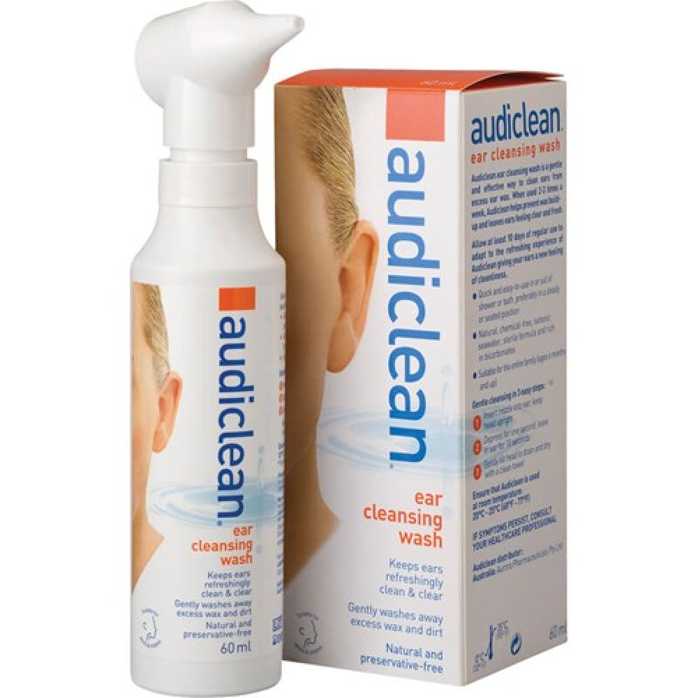 Audiclean Ear Cleansing Wash 60ml HealthPorter