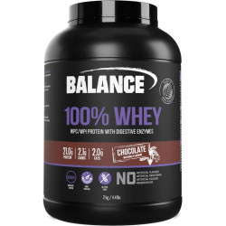 Balance 100% Whey Protein Powder Chocolate 2kg Balance 100% Whey Protein Powder Chocolate 2kg