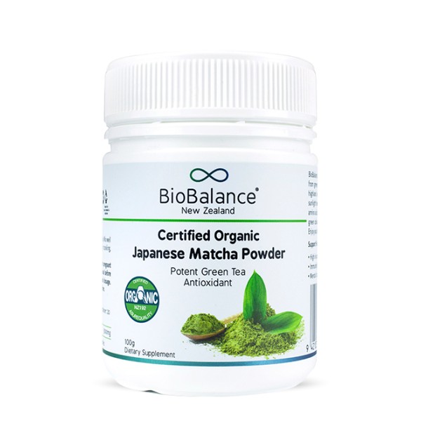 Bio Balance Certified Organic Japanese Matcha Powder 100g