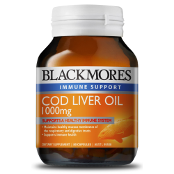 Blackmores Cod Liver Oil 1000mg 80 Capsules Blackmores Cod Liver Oil 1000mg 80 Capsules