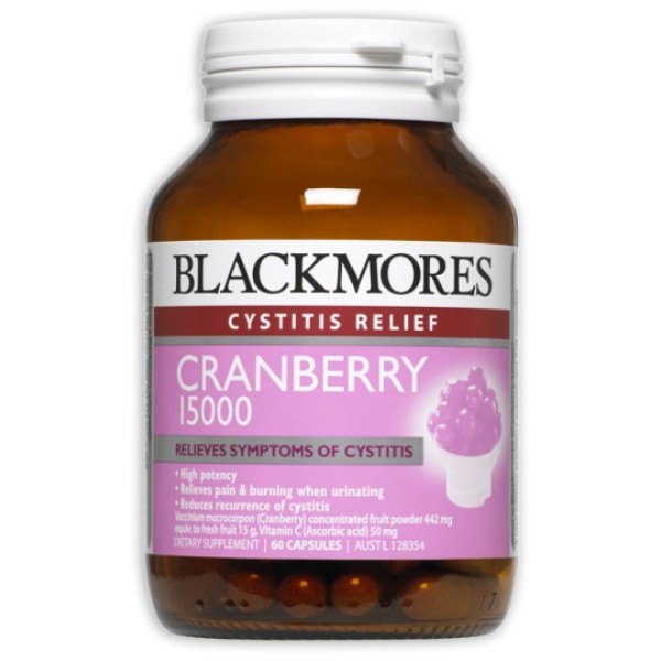 Blackmores Cranberry 15000 60 Capsules