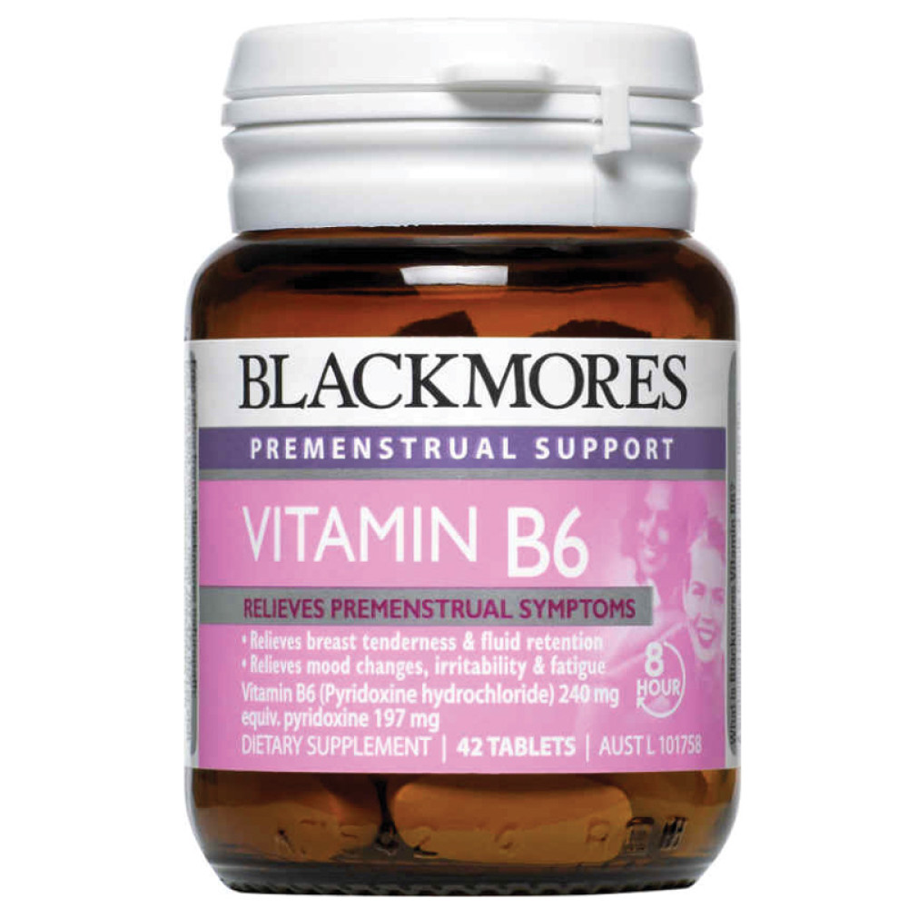 PMS Symptoms Blackmores Vitamin B6 42 Tablets Health