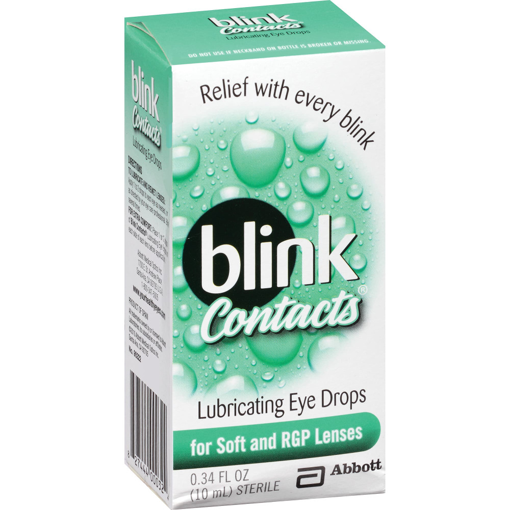 Blink Contacts Lubricating Eye Drops 10ml HealthPorter