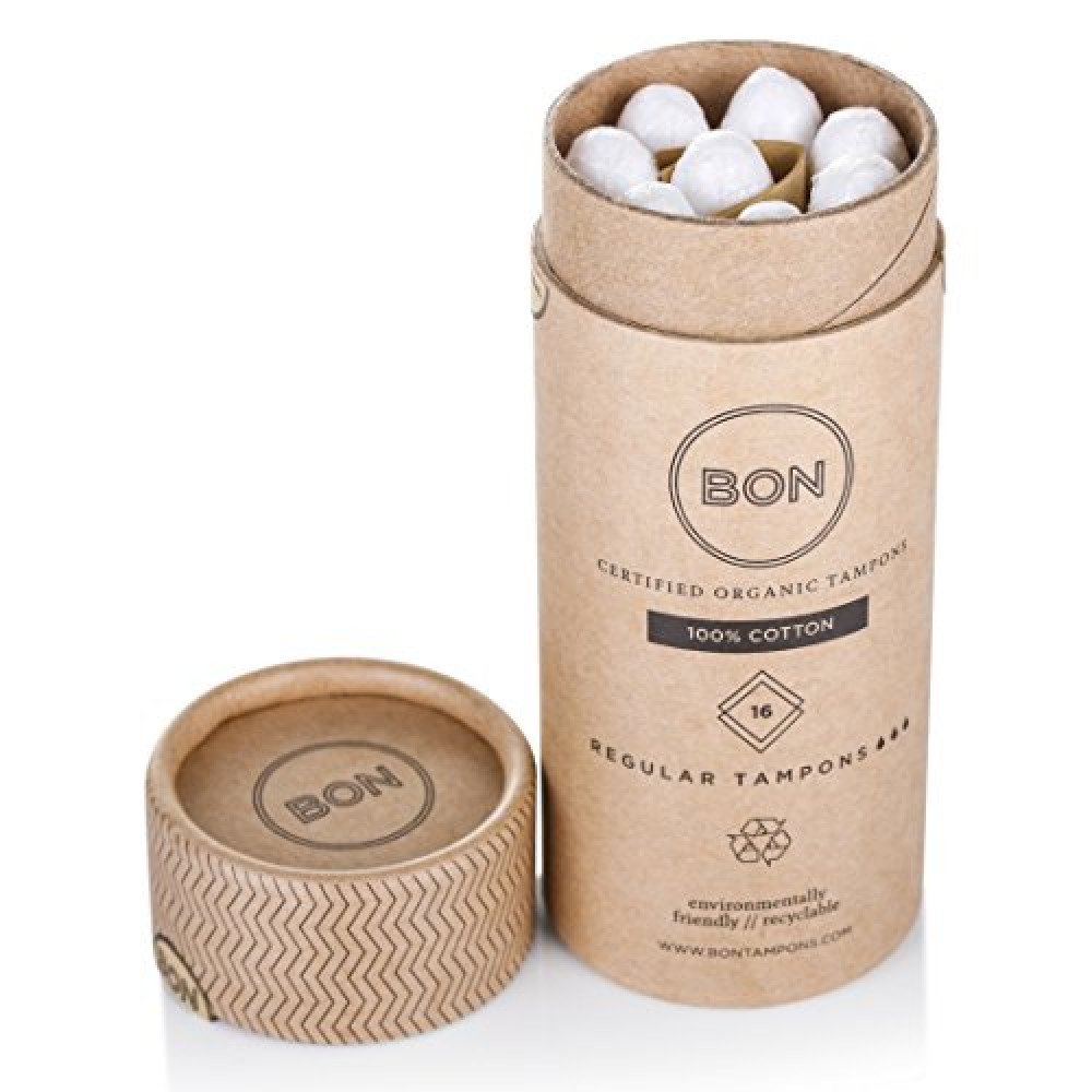 Bon Certified Organic Tampons 16s Regular HealthPorter