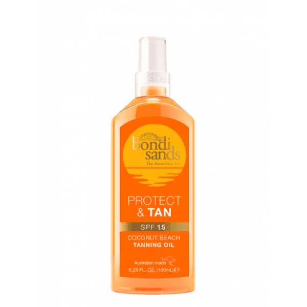 Bondi Sands SPF 15 Protect & Tan Coconut Beach Tanning Oil 150ml