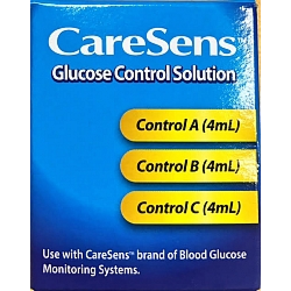 First Aid CareSens Glucose Control Solutions HealthP