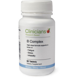 Clinicians B Complex 60 Tablets  Clinicians B Complex 60 Tablets
