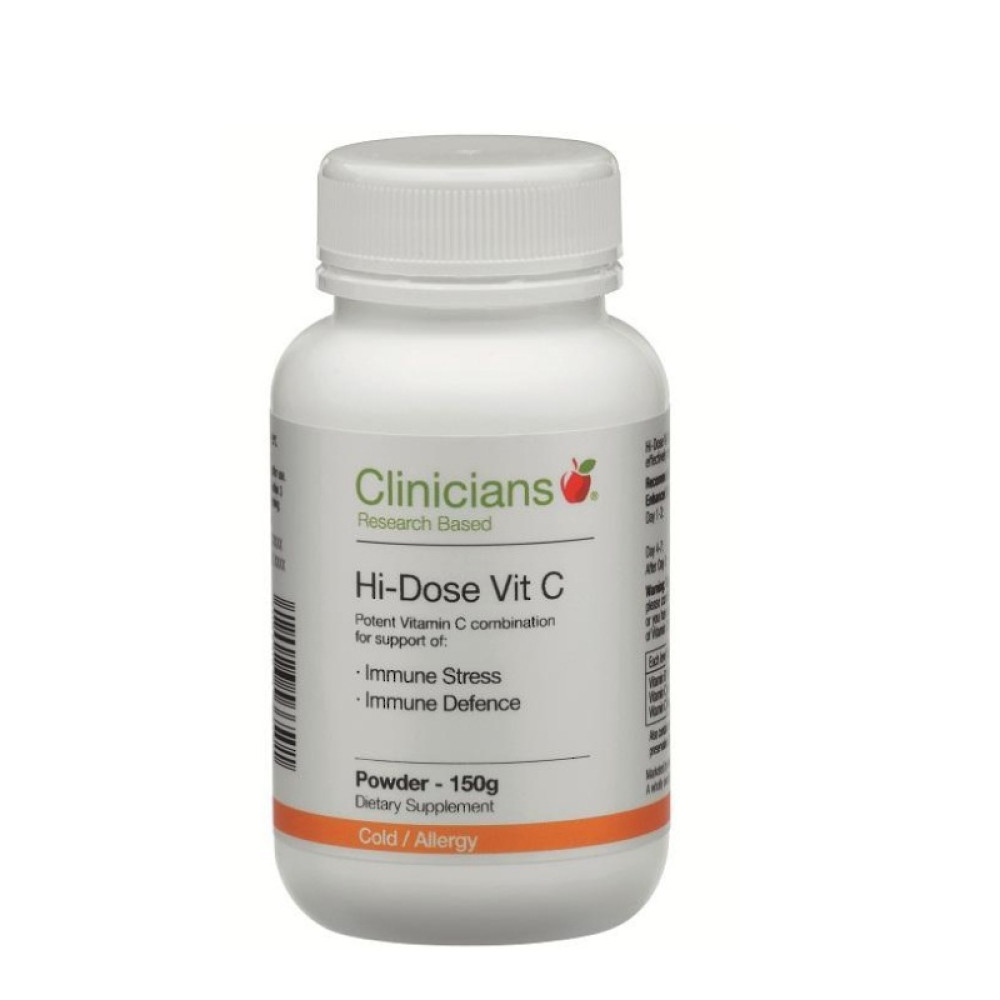 Clinicians Hi Dose Vitamin C Powder 150g HealthPorter