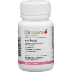 Clinicians Iron Boost 30 Capsules  Clinicians Iron Boost 30 Capsules