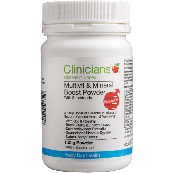 Clinicians Multivitamin & Mineral Boost Powder 150g