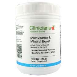 Clinicians Multivitamin & Mineral Boost Powder 300g Clinicians Multivitamin & Mineral Boost Powder 300g