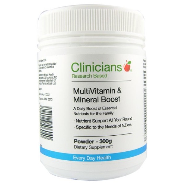 Clinicians Multivitamin & Mineral Boost Powder 300g
