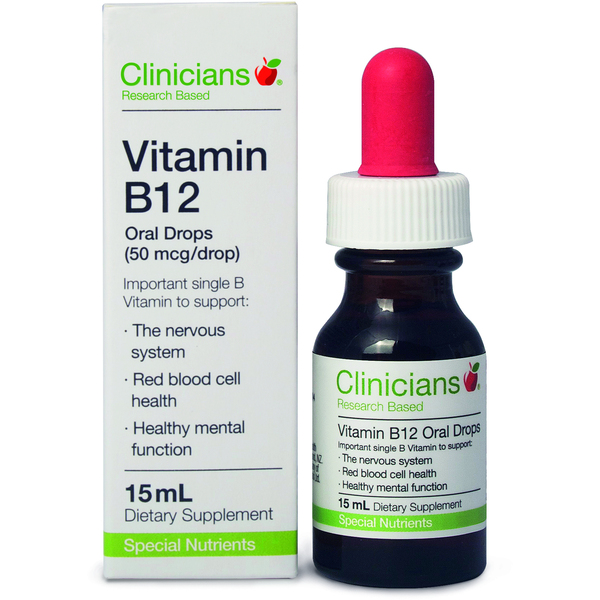 Clinicians Vitamin B12 Oral Drops 12ml