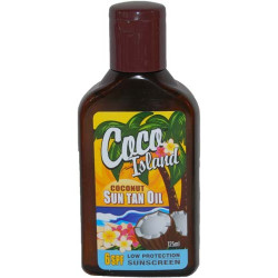Coco Island Coconut Sun Tan Oil SPF 6+ 125ml Coco Island Coconut Sun Tan Oil SPF 6+ 125ml