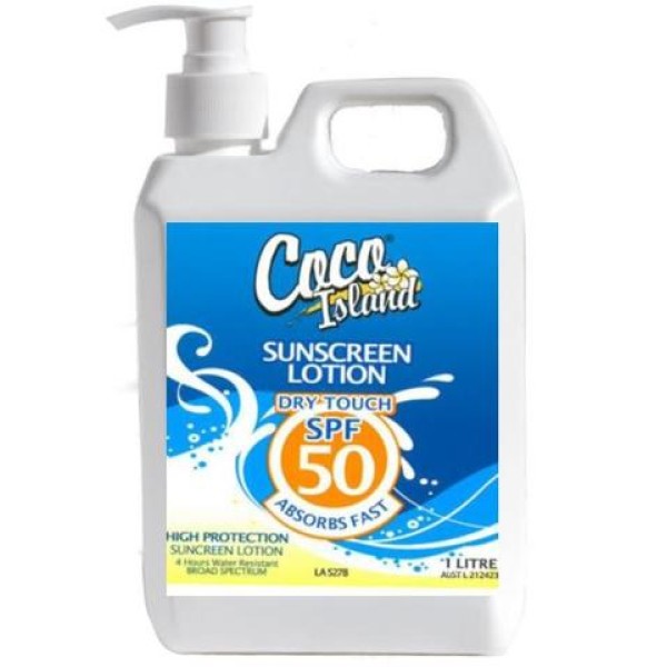 Coco Island Suncreen Lotion SPF 50+ 1L