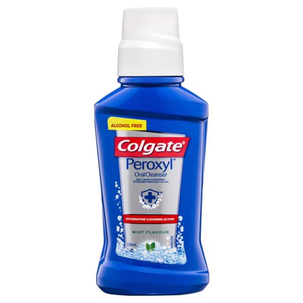 Colgate Peroxyl Oral Cleanser Mouth Rinse 236ml