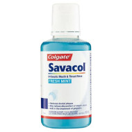Savacol Antiseptic Mouth & Throat Rinse Fresh Mint 300ml Savacol Antiseptic Mouth & Throat Rinse Fresh Mint 300ml