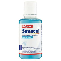 Savacol Antiseptic Mouth & Throat Rinse Fresh Mint 300ml Savacol Antiseptic Mouth & Throat Rinse Fresh Mint 300ml