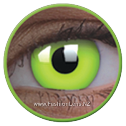 ColourVue Crazy Contact Lens Glow In Dark Green Lens ColourVue Crazy Contact Lens Glow In Dark Green Lens