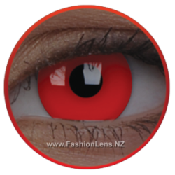 ColourVue Crazy Contact Lens Glow In Dark Red Lens ColourVue Crazy Contact Lens Glow In Dark Red Lens