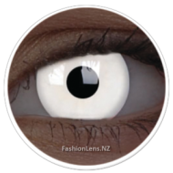 ColourVue Crazy Contact Lens Glow In Dark White Lens ColourVue Crazy Contact Lens Glow In Dark White Lens
