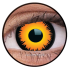 ColourVue Crazy Contact Lens Orange Werewolf