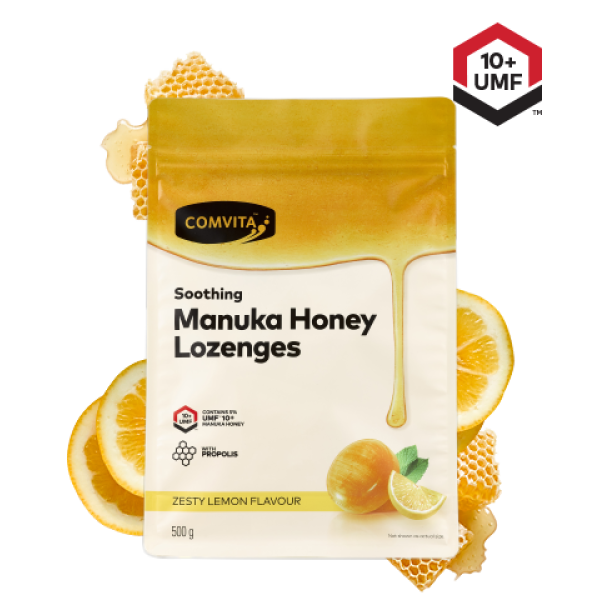Comvita Manuka Honey Lozenges Lemon Flavour