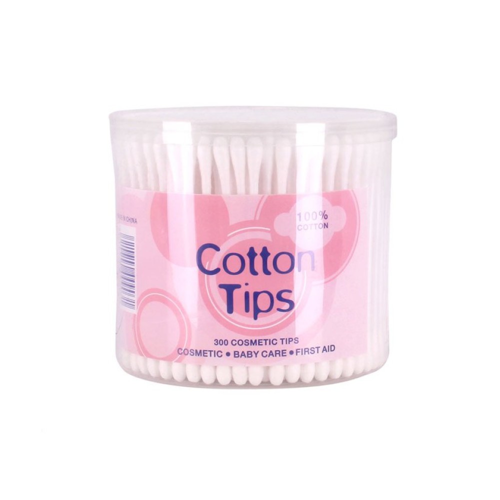 Cosmetic Cotton Tips Pure Cotton 300 Pack - HealthPorter