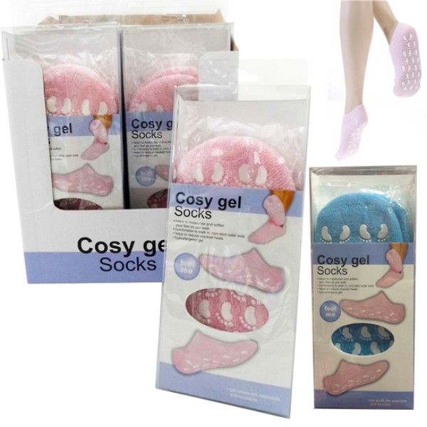 Cosy Gel Socks Pink
