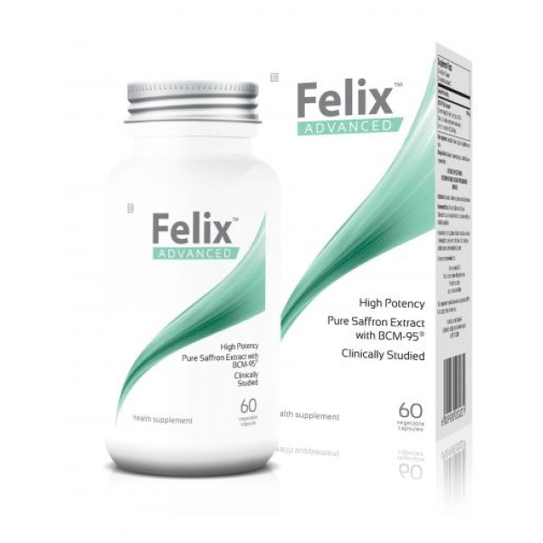 Coyne Healthcare Felix 100% Pure Saffron Extract with BCM95 60 Vege Capsules