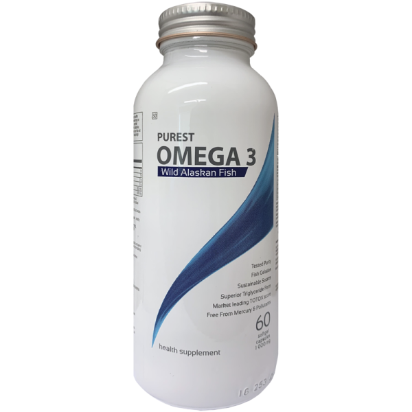 Coyne Healthcare Purest Omega 3 1000mg Fish Oil from Wild Alaskan Fish 60 Softgels