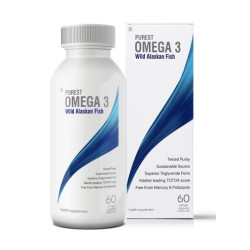 Coyne Healthcare Purest Omega 3 1000mg Fish Oil from Wild Alaskan Fish 60 Softgels Coyne Healthcare Purest Omega 3 1000mg Fish Oil from Wild Alaskan Fish 60 Softgels
