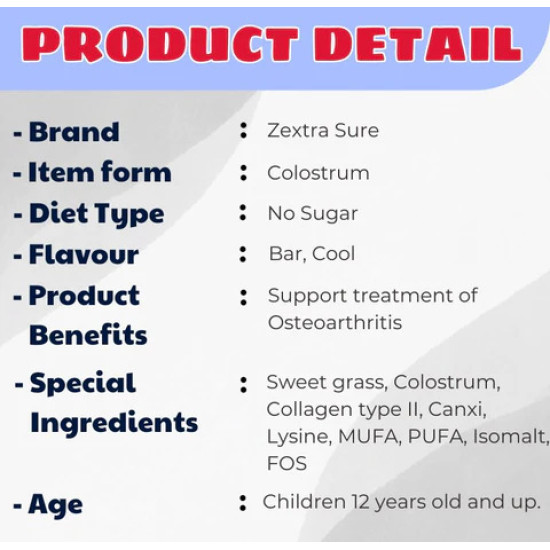Zextra Sure Colostrum Milk Powder Zextra Sure Colostrum Milk Powder