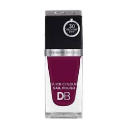 Designer Brands Quick Colour Nail Polish 15.5ml Aubergine Designer Brands Quick Colour Nail Polish 15.5ml Aubergine