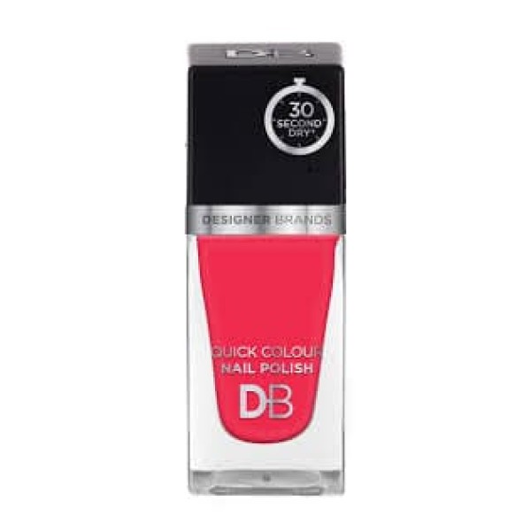 Designer Brands Quick Colour Nail Polish 15.5ml Pink Peony