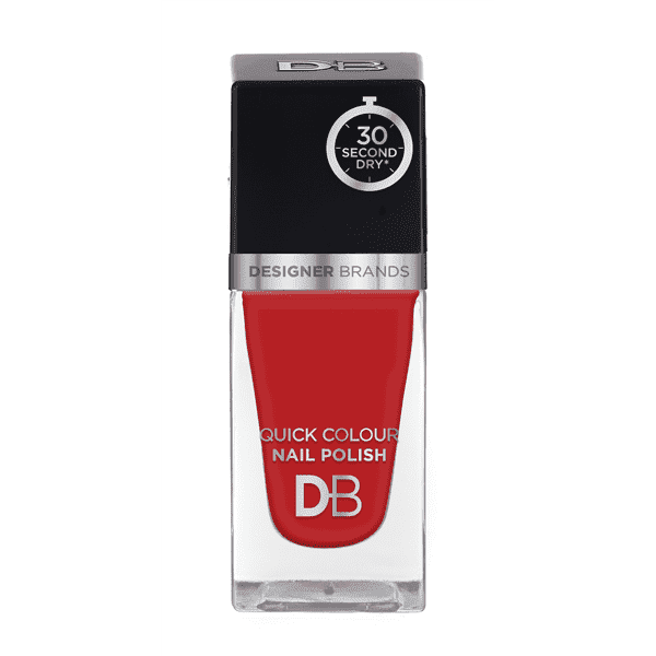 Designer Brands Quick Colour Nail Polish 15.5ml Poppy Red