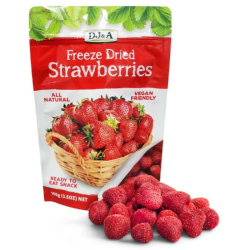 DJ&A Freeze Dried Strawberries 100g DJ&A Freeze Dried Strawberries 100g