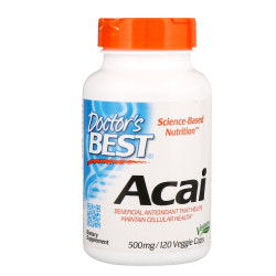 Doctor's Best Acai 500mg 120 Capsules Doctor's Best Acai 500mg 120 Capsules