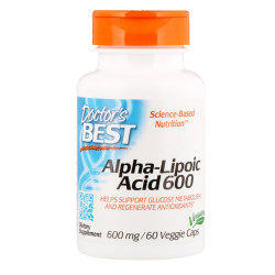 Doctor's Best Alpha-Lipoic Acid 600mg 60 Capsules Doctor's Best Alpha-Lipoic Acid 600mg 60 Capsules