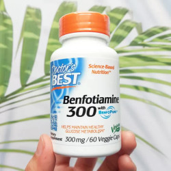 Doctor's Best Benfotiamine 300mg 60 Capsules Doctor's Best Benfotiamine 300mg 60 Capsules