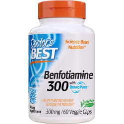 Doctor's Best Benfotiamine 300mg 60 Capsules Doctor's Best Benfotiamine 300mg 60 Capsules