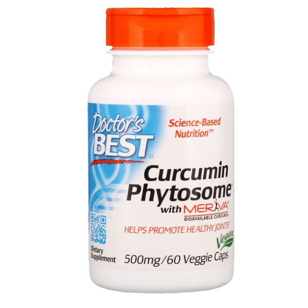 Doctor's Best Curcumin Phytosome with Meriva 500mg 60 Capsules