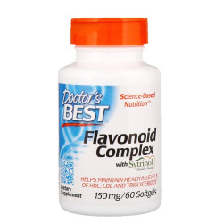 Doctor's Best Flavonoid Complex with Sytrinol 150mg 60 Softgels Doctor's Best Flavonoid Complex with Sytrinol 150mg 60 Softgels