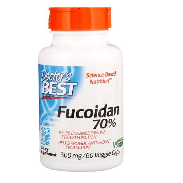 Doctor's Best Fucoidan 70% 60 Capsules