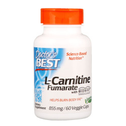 Doctor's Best L-Carnitine Fumarate with Biosint Carnitines 855mg 60 Capsules Doctor's Best L-Carnitine Fumarate with Biosint Carnitines 855mg 60 Capsules