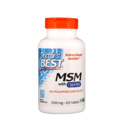Doctor's Best MSM with OptiMSM 1500mg 120 Tablets Doctor's Best MSM with OptiMSM 1500mg 120 Tablets